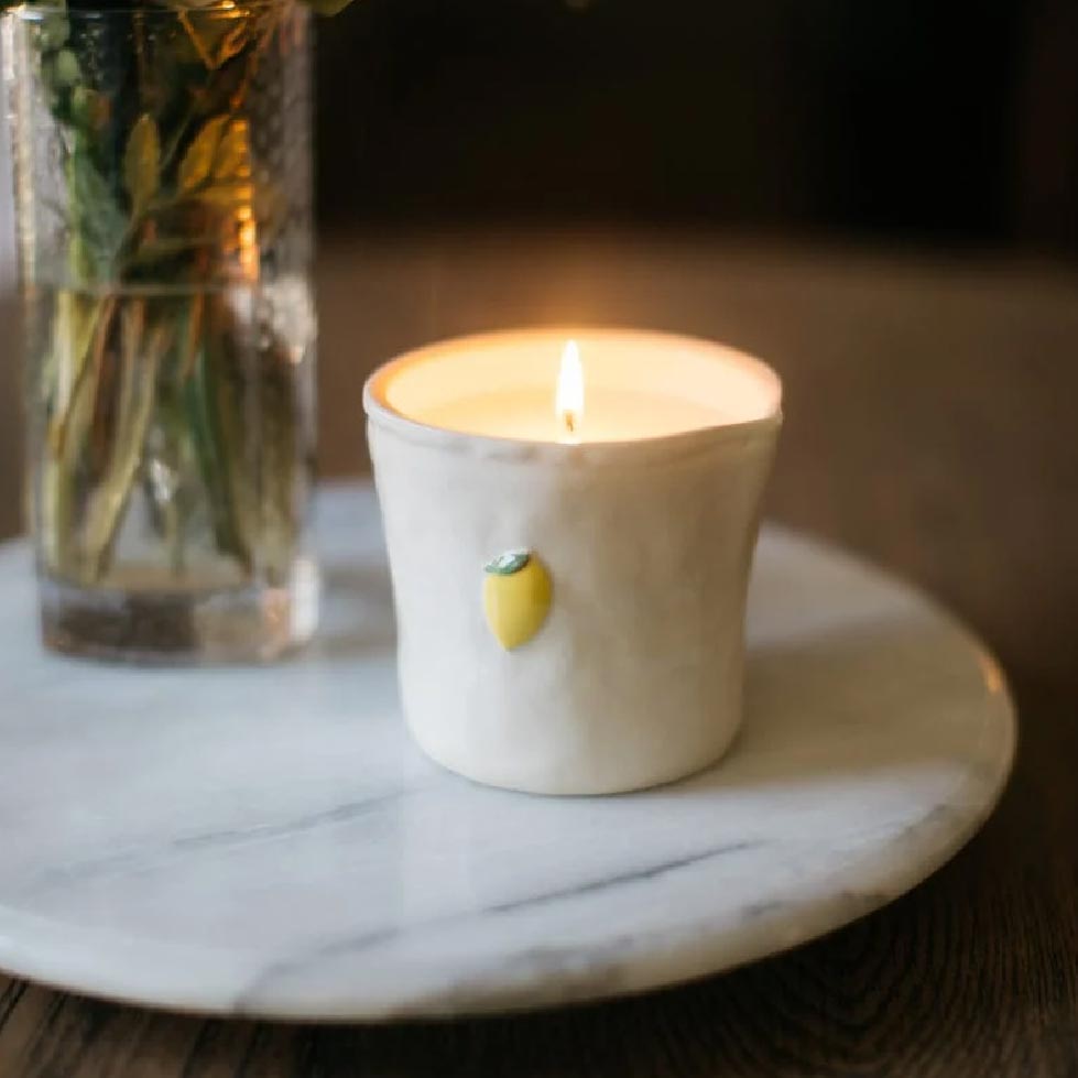 Bistro Ceramic Candle - Meyer Lemon