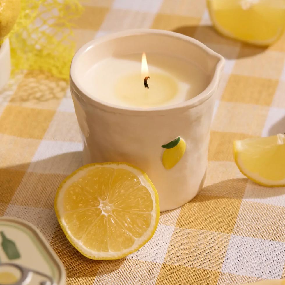 Bistro Ceramic Candle - Meyer Lemon
