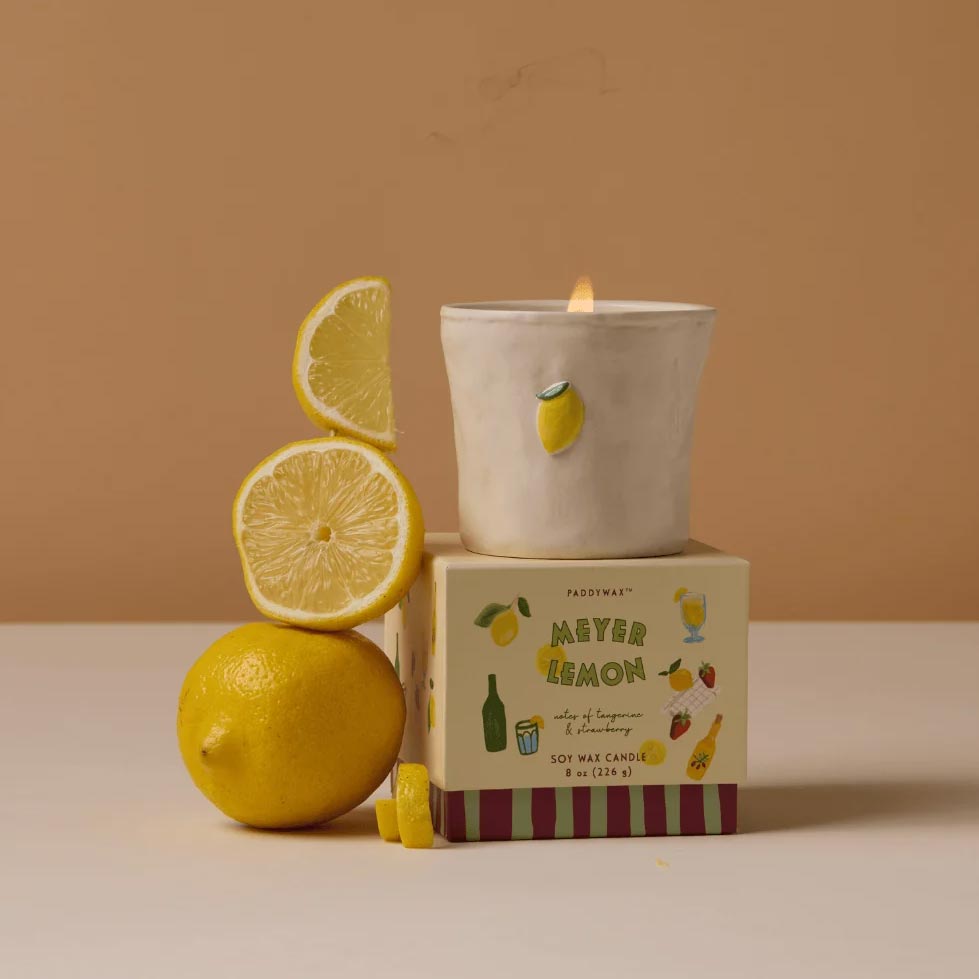 Bistro Ceramic Candle - Meyer Lemon