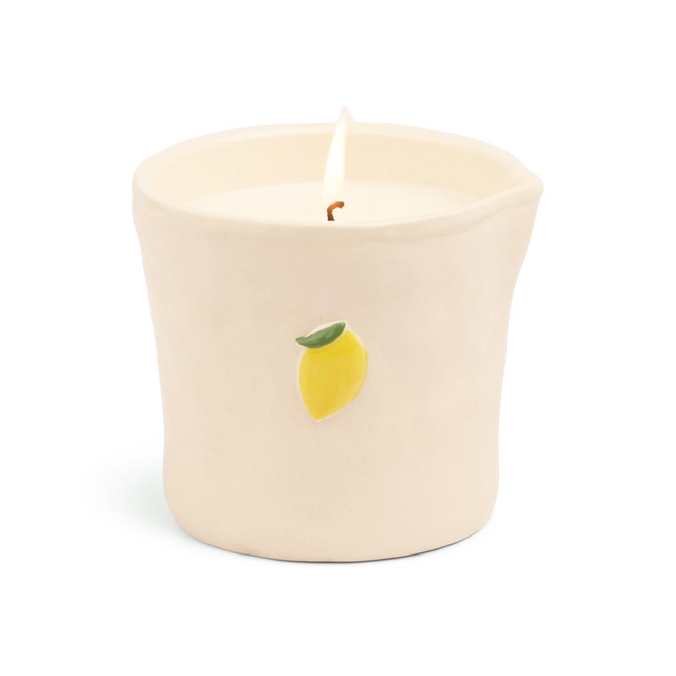Bistro Ceramic Candle - Meyer Lemon