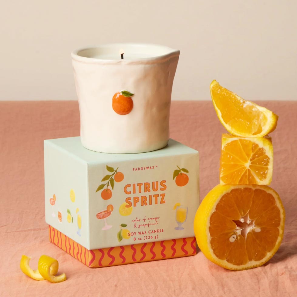 Bistro Ceramic Candle - Citrus Spritz