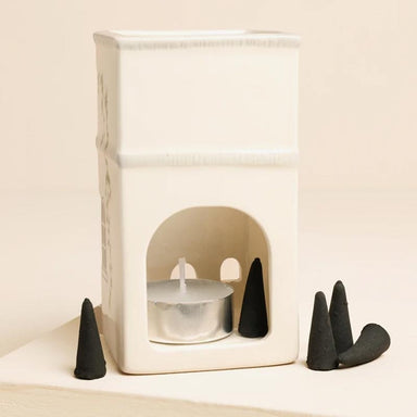 Paddywax Parisian Townhouse Incense Tealight Holder (20 Cones) | Koop.co.nz