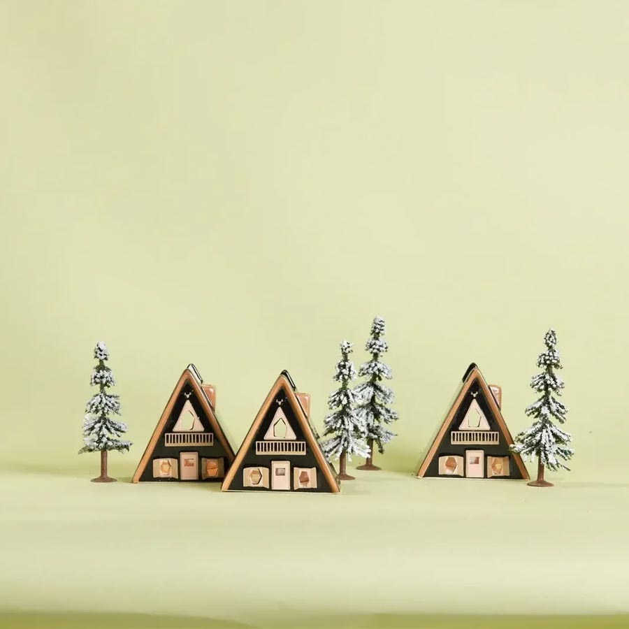 Paddywax Nordic Cabin Incense Tealight Holder (20 Cones) | Koop.co.nz
