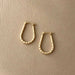 Lilio Jewellery Gold Textured Hoop Earrings | Koop.co.nz