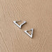 Lilio Jewellery Silver Triangle Hoop Earrings | Koop.co.nz