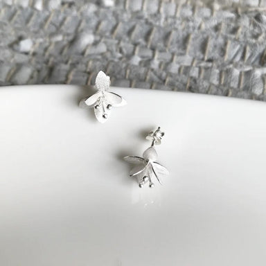 Lilio Jewellery Thea Sterling Silver Blossom Stud Earrings | Koop.co.nz