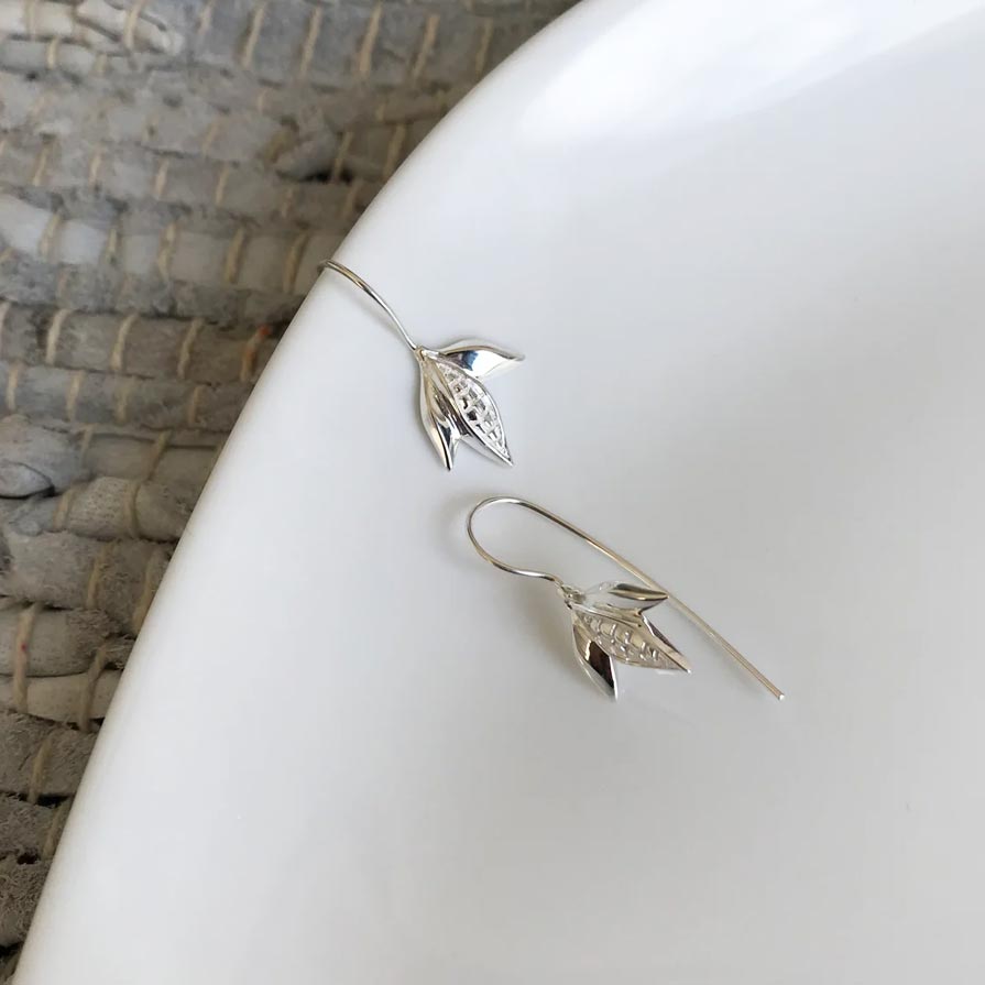 Lilio Jewellery Thea Sterling Silver Bud Earrings | Koop.co.nz
