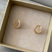 Lilio Jewellery Zivia Gold Zirconia Earrings | Koop.co.nz