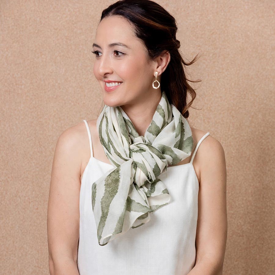 Enhance Accessories Feline Coverup / Scarf - Green | Koop.co.nz