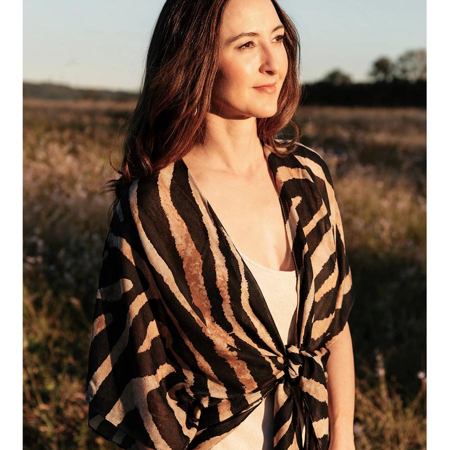 Enhance Accessories Feline Coverup / Scarf - Mocha | Koop.co.nz