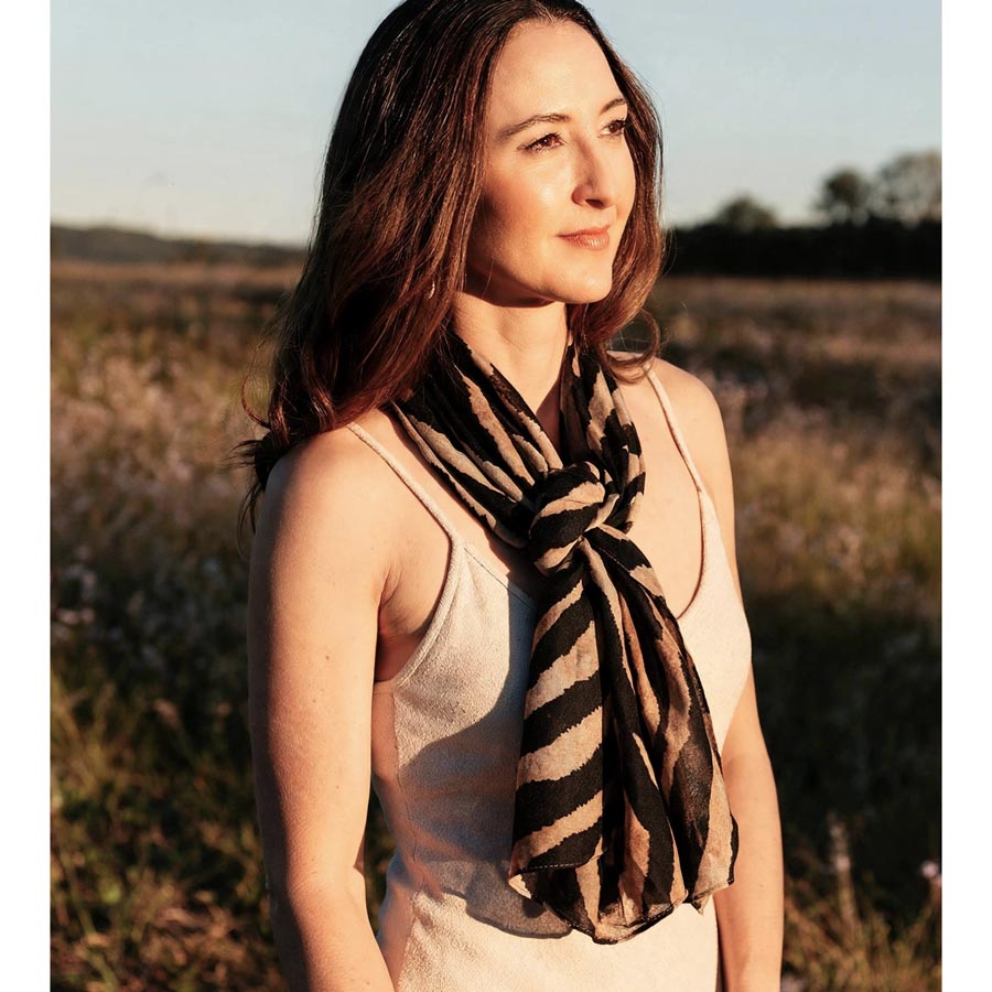 Enhance Accessories Feline Coverup / Scarf - Mocha | Koop.co.nz