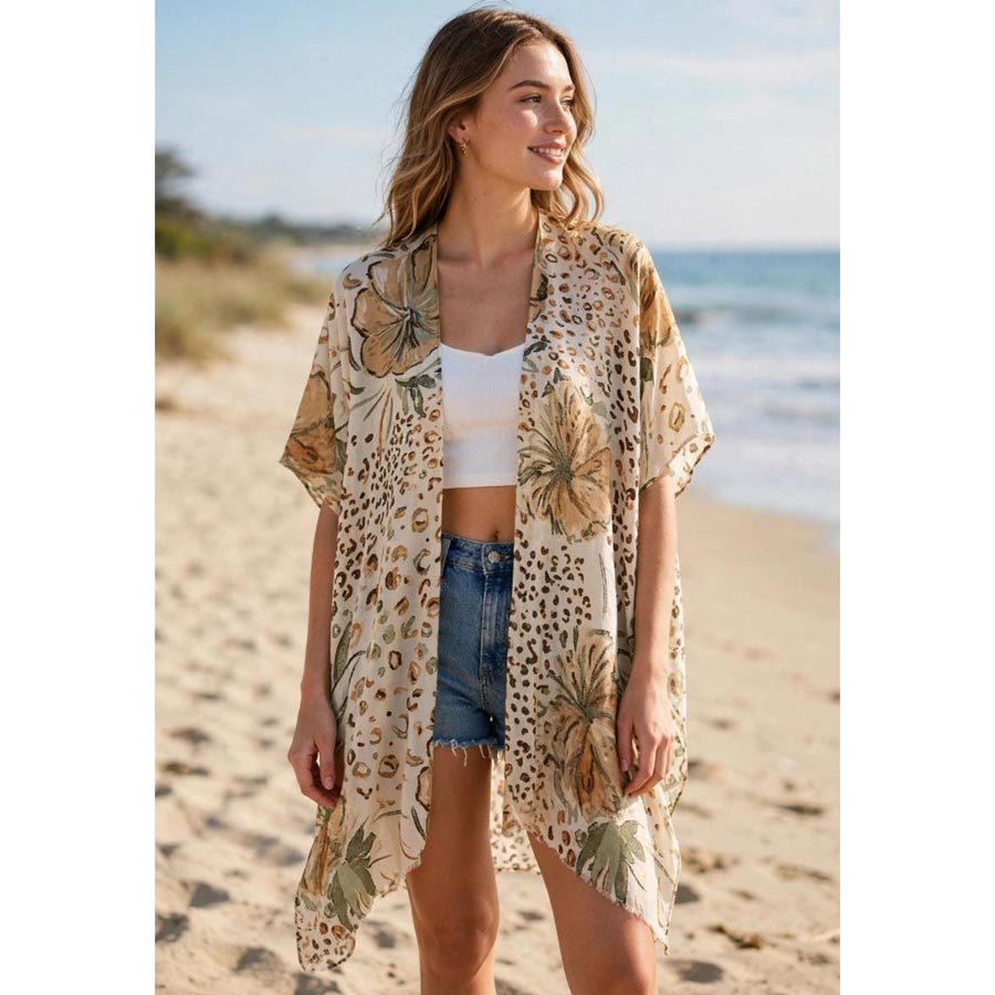 Enhance Accessories Float Coverup / Scarf - Almond | Koop.co.nz