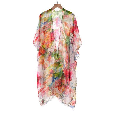 Enhance Accessories Kath Coverup / Scarf - Bright Floral | Koop.co.nz