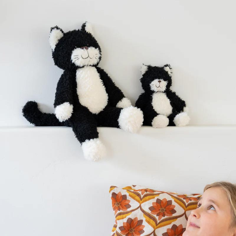 Nana Huchy Checkers The Kitten - Black | Koop.co.nz