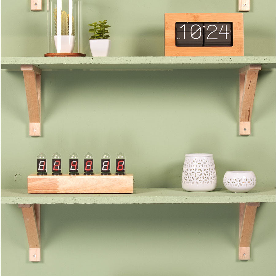 Karlsson Cathode Clock - Wood | Koop.co.nz