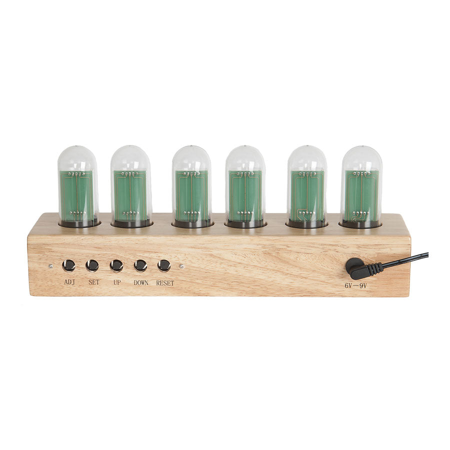 Karlsson Cathode Clock - Wood | Koop.co.nz