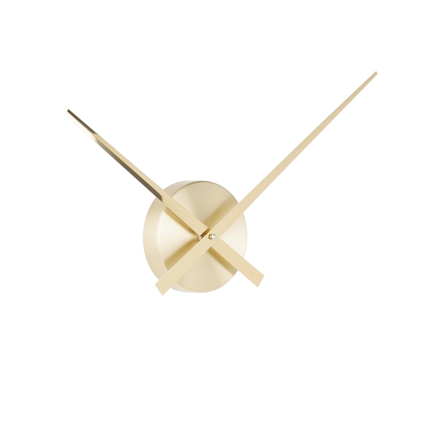 Karlsson Little Big Time Wall Clock - Mini Gold (41cm) | Koop.co.nz