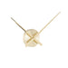 Karlsson Little Big Time Wall Clock - Mini Gold (41cm) | Koop.co.nz