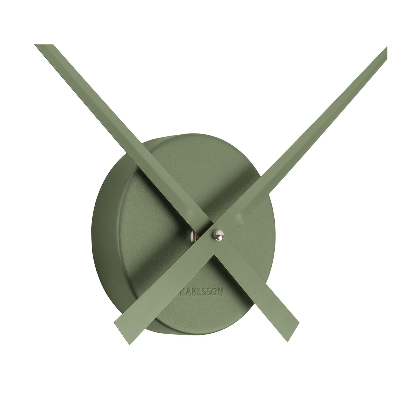Karlsson Little Big Time Wall Clock - Mini Metallic Dark Green (41cm) | Koop.co.nz