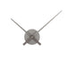 Karlsson Little Big Time Wall Clock - Mini Metallic Dark Grey (41cm) | Koop.co.nz