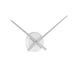 Karlsson Little Big Time Wall Clock - Mini Silver (41cm) | Koop.co.nz