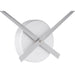 Karlsson Little Big Time Wall Clock - Mini Silver (41cm) | Koop.co.nz
