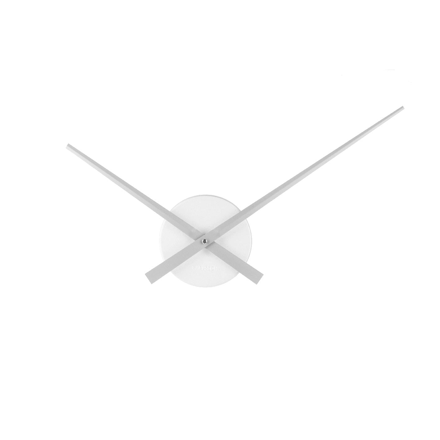 Karlsson Little Big Time Wall Clock - Mini Silver (41cm) | Koop.co.nz