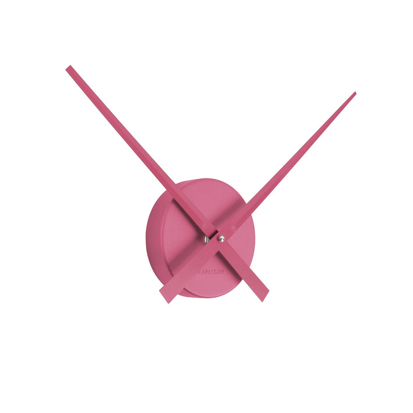 Karlsson Little Big Time Wall Clock - Mini Metallic Dark Pink (41cm) | Koop.co.nz