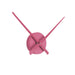 Karlsson Little Big Time Wall Clock - Mini Metallic Dark Pink (41cm) | Koop.co.nz