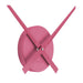 Karlsson Little Big Time Wall Clock - Mini Metallic Dark Pink (41cm) | Koop.co.nz