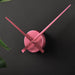 Karlsson Little Big Time Wall Clock - Mini Metallic Dark Pink (41cm) | Koop.co.nz
