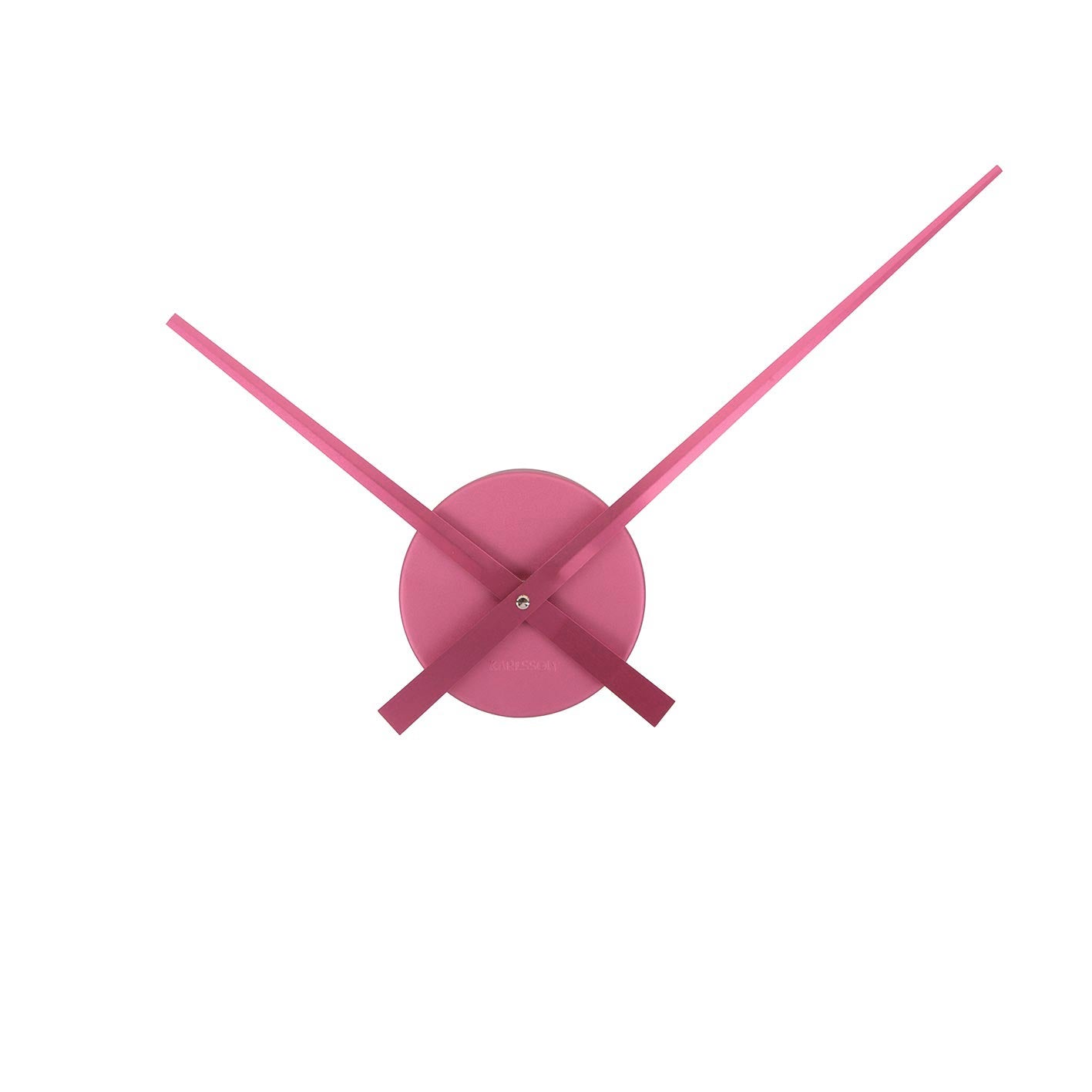 Karlsson Little Big Time Wall Clock - Mini Metallic Dark Pink (41cm) | Koop.co.nz