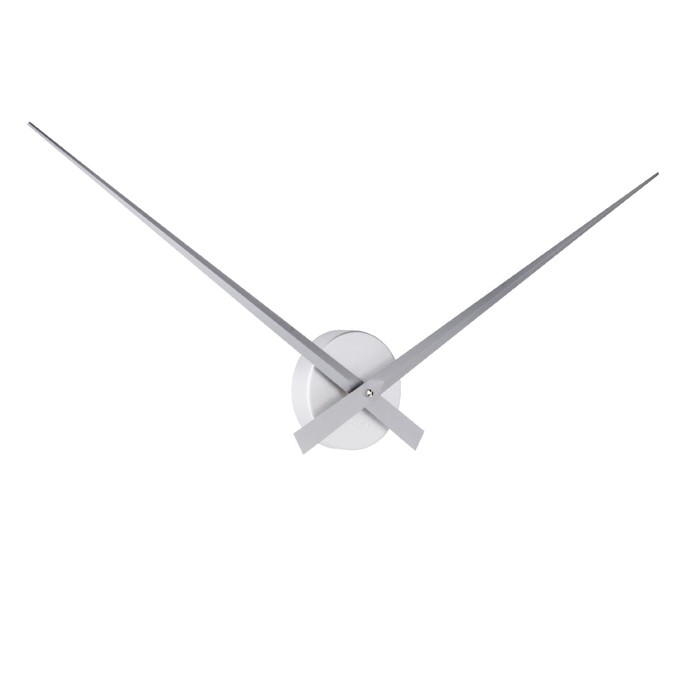Karlsson Little Big Time Wall Clock - Large Silver (77.5cm) | Koop.co.nz