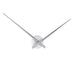 Karlsson Little Big Time Wall Clock - Large Silver (77.5cm) | Koop.co.nz
