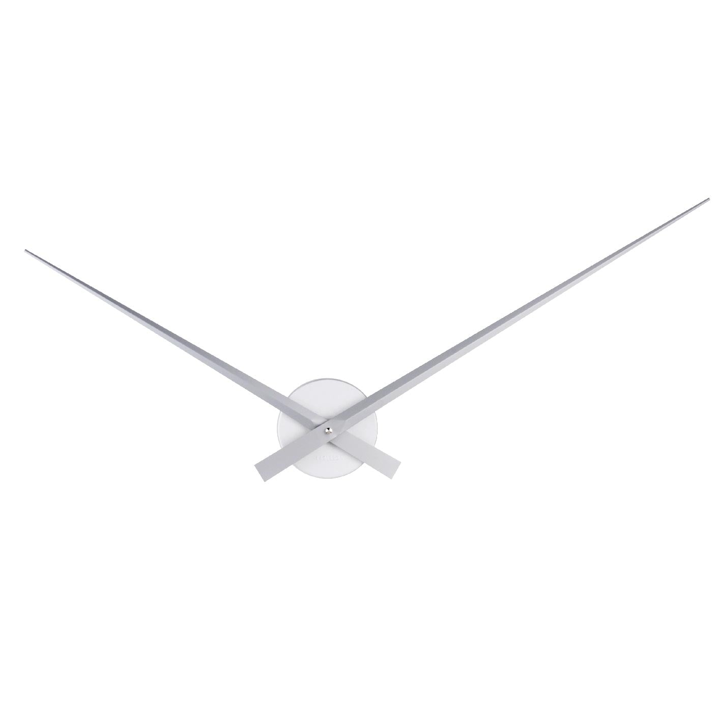 Karlsson Little Big Time Wall Clock - Large Silver (77.5cm) | Koop.co.nz