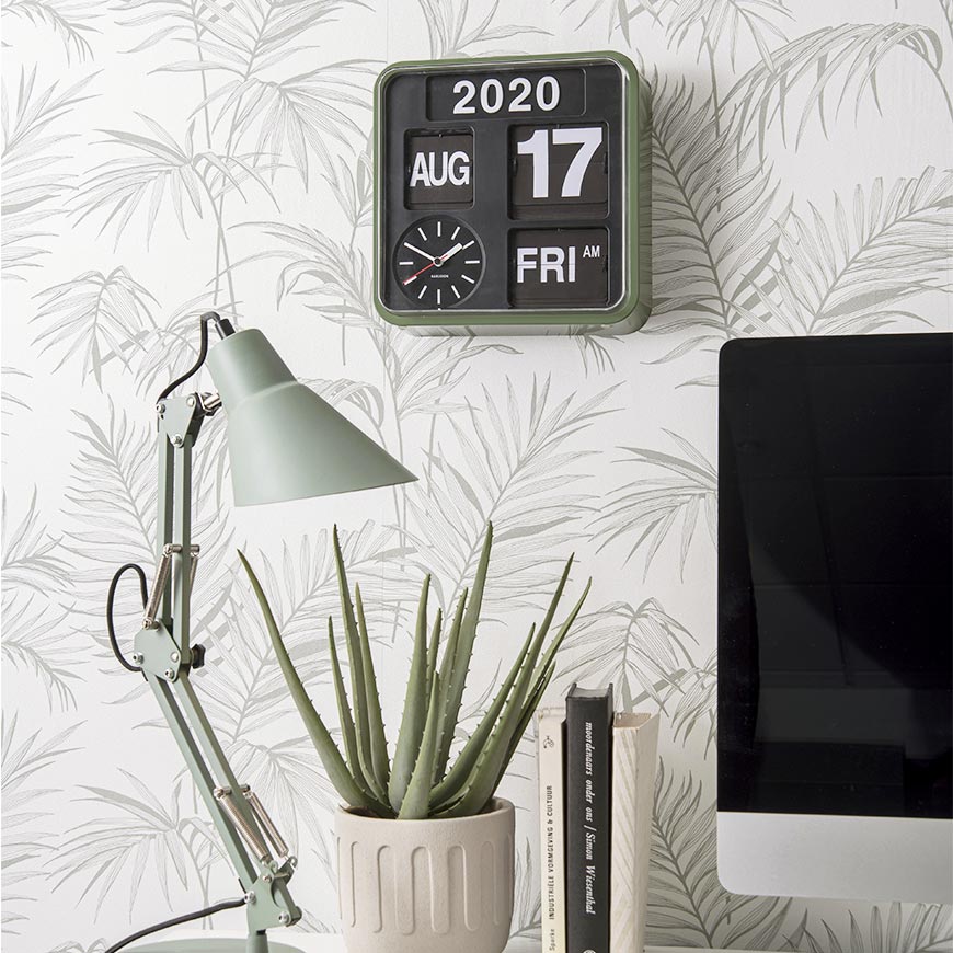 Karlsson Mini Flip Clock – Jungle Green | Koop.co.nz