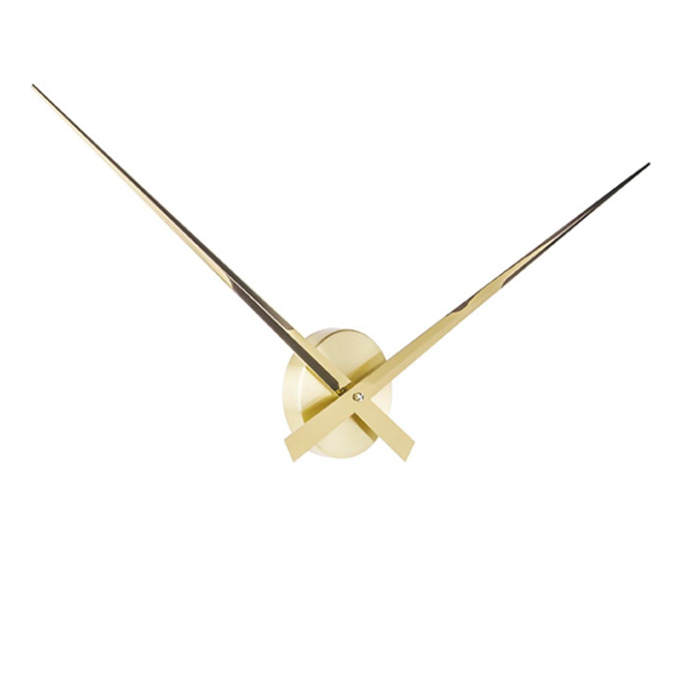 Karlsson Little Big Time Wall Clock - Large Gold (77.5cm) | Koop.co.nz