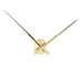 Karlsson Little Big Time Wall Clock - Large Gold (77.5cm) | Koop.co.nz