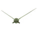 Karlsson Little Big Time Wall Clock - Large Metallic Dark Green (77.5cm) | Koop.co.nz
