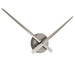 Karlsson Little Big Time Wall Clock - Large Metallic Dark Grey (77.5cm) | Koop.co.nz