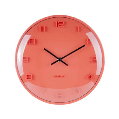 Karlsson Elevated Wall Clock - Orange (25cm) | Koop.co.nz