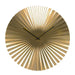 Karlsson Sensu Gold XL Steel Clock (50cm) | Koop.co.nz
