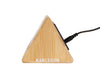 Karlsson Triangle Digital USB Alarm Clock - Bamboo | Koop.co.nz