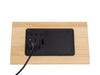 Karlsson Triangle Digital USB Alarm Clock - Bamboo | Koop.co.nz