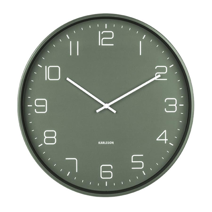Karlsson Lofty Wall Clock - Green (40cm) | Koop.co.nz