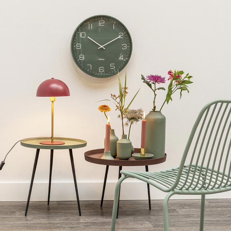 Karlsson Lofty Wall Clock - Green (40cm) | Koop.co.nz