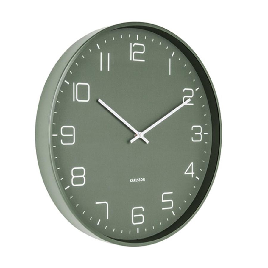 Karlsson Lofty Wall Clock - Green (40cm) | Koop.co.nz