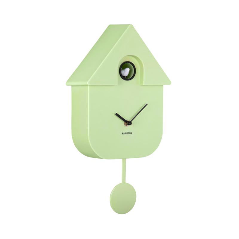 Karlsson Modern Cuckoo Wall Clock - Soft Green | Koop.co.nz