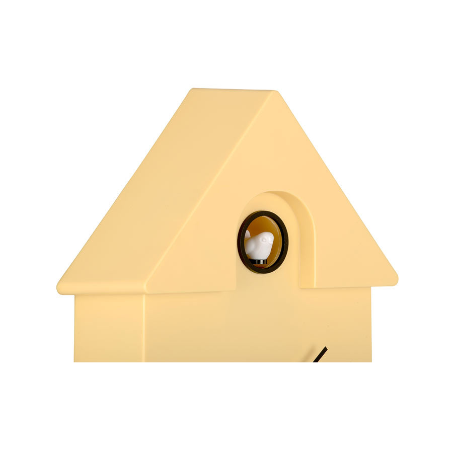 Karlsson Modern Cuckoo Wall Clock - Soft Yellow | Koop.co.nz