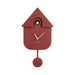 Karlsson Modern Cuckoo Wall Clock - Red Ochre | Koop.co.nz